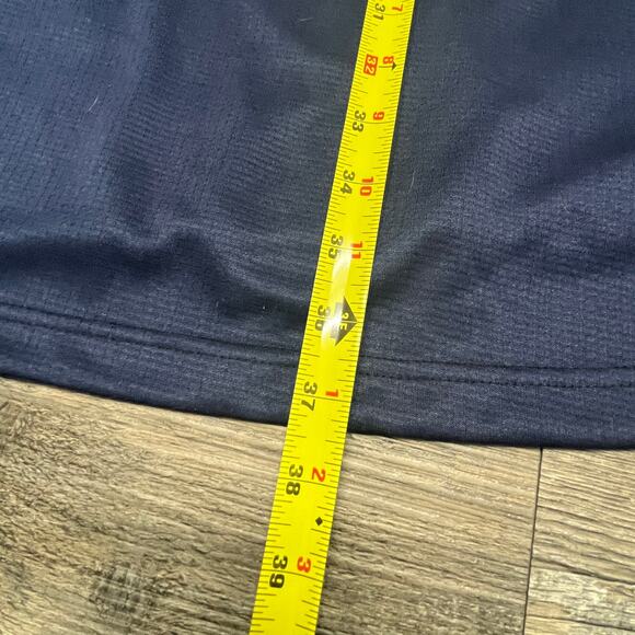 Majestic Thermabase Boston Red Sox Navy Blue Gray Mens 4XLT Long Sleeve Shirt - Picture 5 of 5